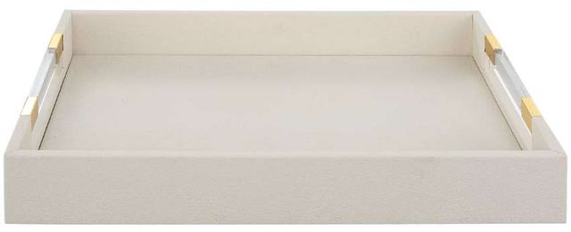 Uttermost® Wessex White Tray-2