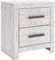 Signature Design by Ashley® Cayboni Whitewash Nightstand-0