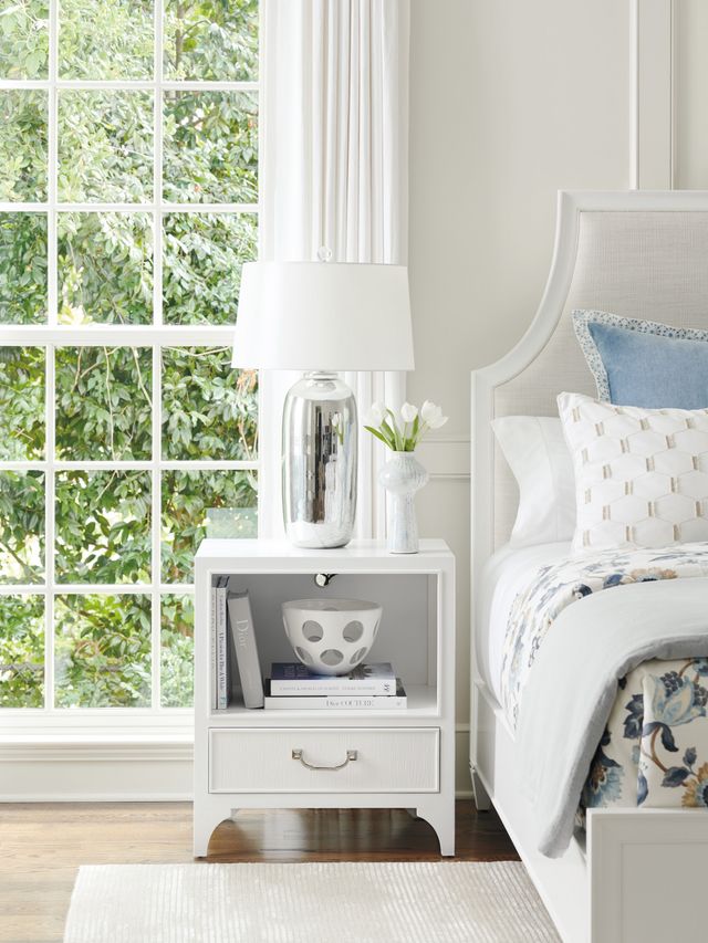 Lexington Home Avondale Abbey Springs White Nightstand-1