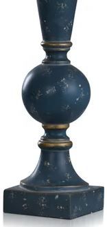 Stylecraft Dark Blue/White Table Lamp-1