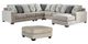 Benchcraft® Ardsley 2-Piece Pewter Sectional with Ottoman-0