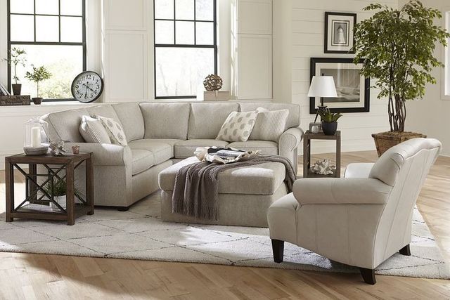 Creek Side Customs Customizable Charlie Dark Brown Sectional-4