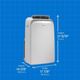 Danby® 10,000 BTU White Portable A/C-1