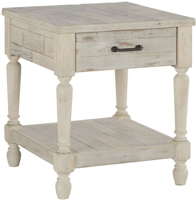 Signature Design by Ashley® Shawnalore 2-Piece Whitewash Living Room Table Set-2