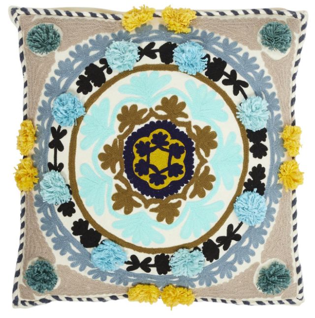 Deco Marche Multi-Colored 20" Decorative Pillow-0