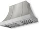 La Cornue CornuFé Euclid 36" Stainless Steel Wall Mounted Range Hood with Satin Chrome Trim-0