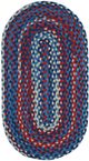 Capel Rugs Garrison Patriotic 4' x 6' Oval Rug-0