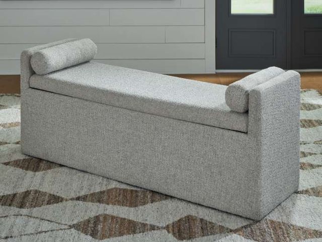 Signature Design by Ashley® Galliden Beige Upholstered Dining Bench-3
