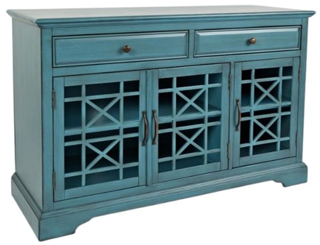 Jofran Inc. Craftsman Antique Blue 50" Media Console-0