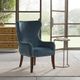 Olliix by Madison Park Blue Hancock Button Tufted Back Accent Chair-4