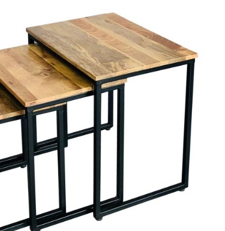 Jaipur Furniture Ravi Range Black/Brown Nesting Table-1
