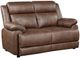 Coaster® Ellington 3-Piece Dark Brown Padded Arm Seating Set-4