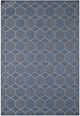 KAS Rugs Provo Blue Geo 5'x8' Area Rug-0