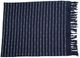 A & B Home Navy Blue Striped Throw Blanket-2