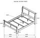 Coaster® Louis Philippe White Full Sleigh Panel Bed-3