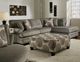 Albany Industries Big Swirl Smoke Ottoman-1