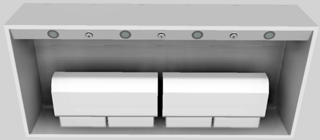 Vent-A-Hood® 54" White Wall Mounted Range Hood-3