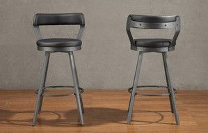 Mazin Furniture Appert Black 29 Inch Pub Height Side Dining Chair-3