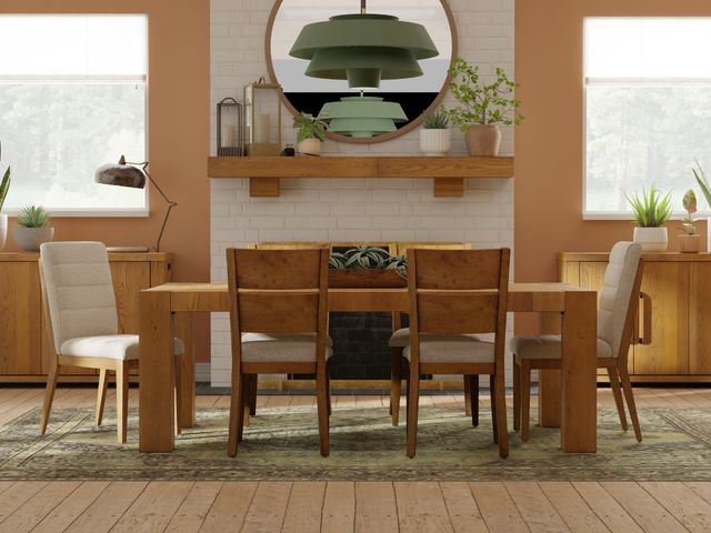 Mesta Dining Set, 2 Host Chairs Free!-0
