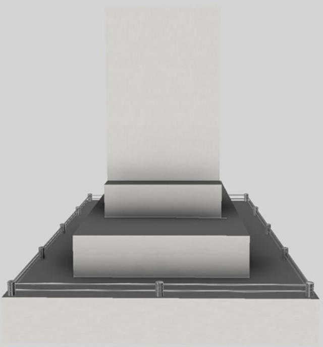 Vent-A-Hood® 48" Stainless Steel Contemporary Island Range Hood-1