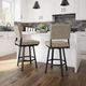Amisco Customizable Mathilde Swivel Counter Stool-1