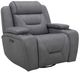 Liberty Furniture Chapman Aline Blue Gray Leather Power Recliner-0