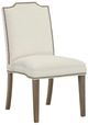 Fairfield® Customizable Entree Dining Empire Short Back Armless Stack Side Chair with Mica Legs-0