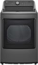 LG 7.3 Cu. Ft. Middle Black Front Load Electric Dryer-0
