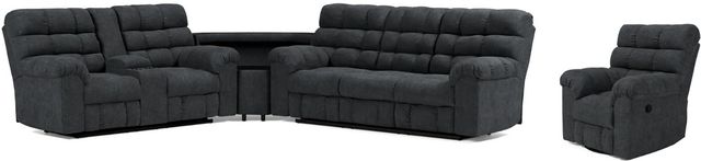 Signature Design by Ashley® Wilhurst 4-Piece Marine Reclining Living Room Set-0