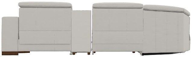 La-Z-Boy® Armitage Ivory Leather Power Reclining Sectional with Custom Layout Options-3
