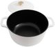 ZLINE 5-Piece White Matte Enameled Cast Iron Cookware Set-4