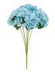 A & B Home Blue Faux Hydrangea Bush-0