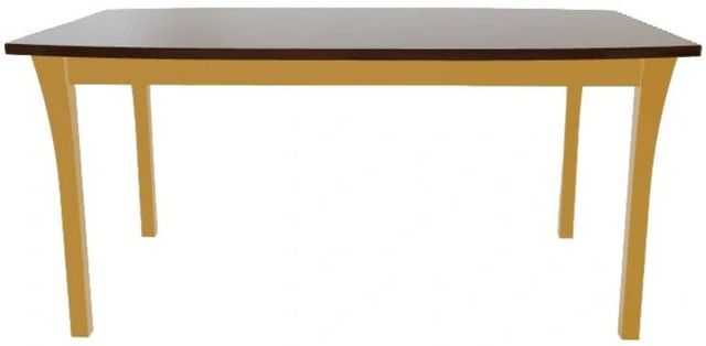 Mavin Customizable 42" x 66" Boat Dining Table-1
