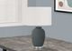Monarch Specialties Inc. 24"H Blue Ceramic Table Lamp-4