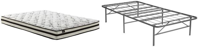 Sierra Sleep® by Ashley® Chime 2-Piece 8" Innerspring and Better than a Boxspring Foundation Twin Mattress Set-0