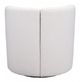 Zuo® Prague White Accent Chair-3