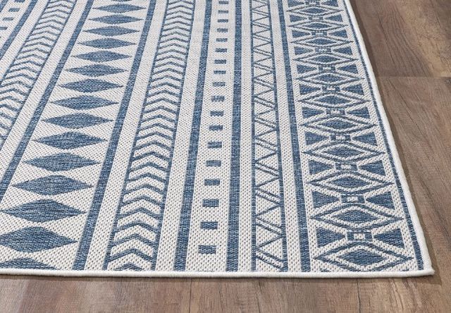 KAS Rugs Provo Blue/Ivory Natural 5'x8' Area Rug-3