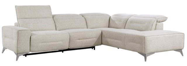 Homelegance® Adahlia 2-Piece Sand Right-Arm Facing Power Reclining Sectional and Chaise-0