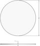 Amisco Customizable Gemma 42" Round Pub Table with 1" Walnut Veneer Top-1