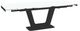 Amisco Customizable Amelia 91" Rectangular Extendable Table with 0.5" White Glass Top and 2 Leaves-1