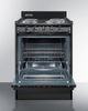Summit® 24" Black Freestanding Electric Range-3