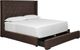 Signature Design by Ashley® Fremindon Coffee Queen Upholstered Panel Storage Bed-3