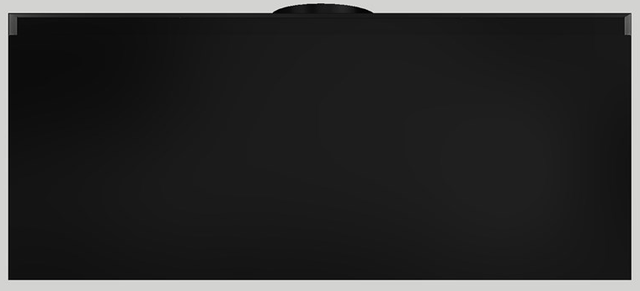 Vent-A-Hood® 48" Black Wall Hood-1