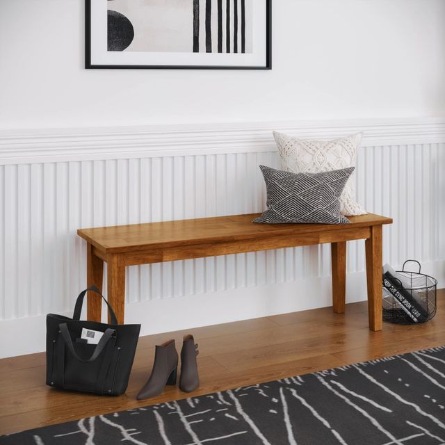 Jofran Inc. Simplicity Honey Dining Bench-3