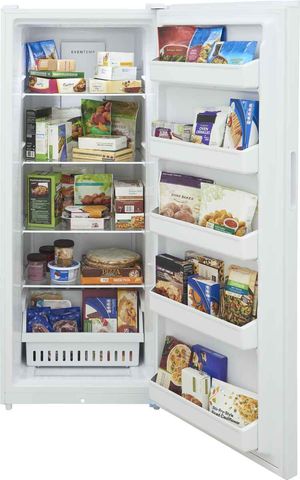 Frigidaire 16 Cu. Ft. White Garage Ready Upright Freezer