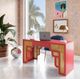 TOV Furniture Suzie Pink 62" Executive Desk with Drawer-1