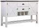 Emerald Home Mountain Retreat Antique White Server-0