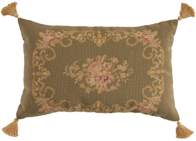 Nourison Home™ Mina Victory Vintage Pillow Sage 20"x30" Throw Pillow-0