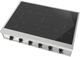 Ilve Nostalgie II 36” Stainless Steel Induction Rangetop with 6 Elements and Burnished Trim-3