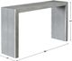 Uttermost® Aerina Light Gray Console Table with Aged White Accents-2